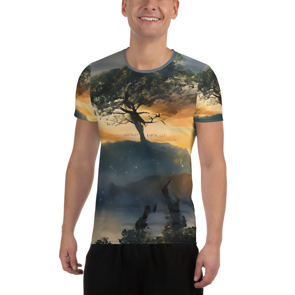 Abstract Earth Branded Tee (Mens)