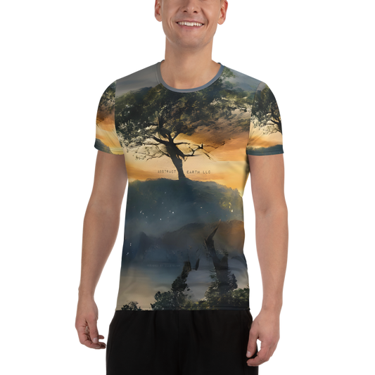 Abstract Earth Branded Tee (Mens)