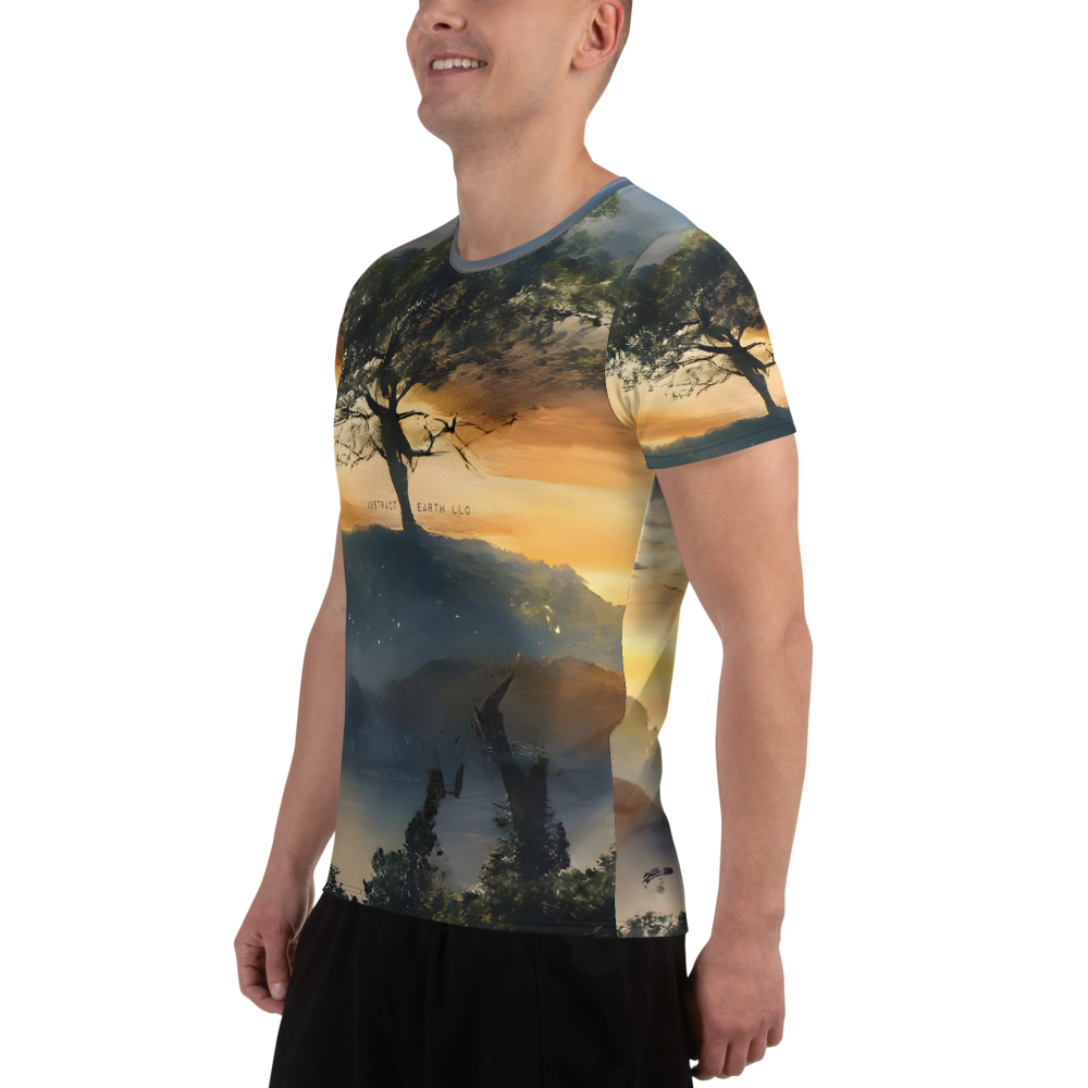 Abstract Earth Branded Tee (Mens)