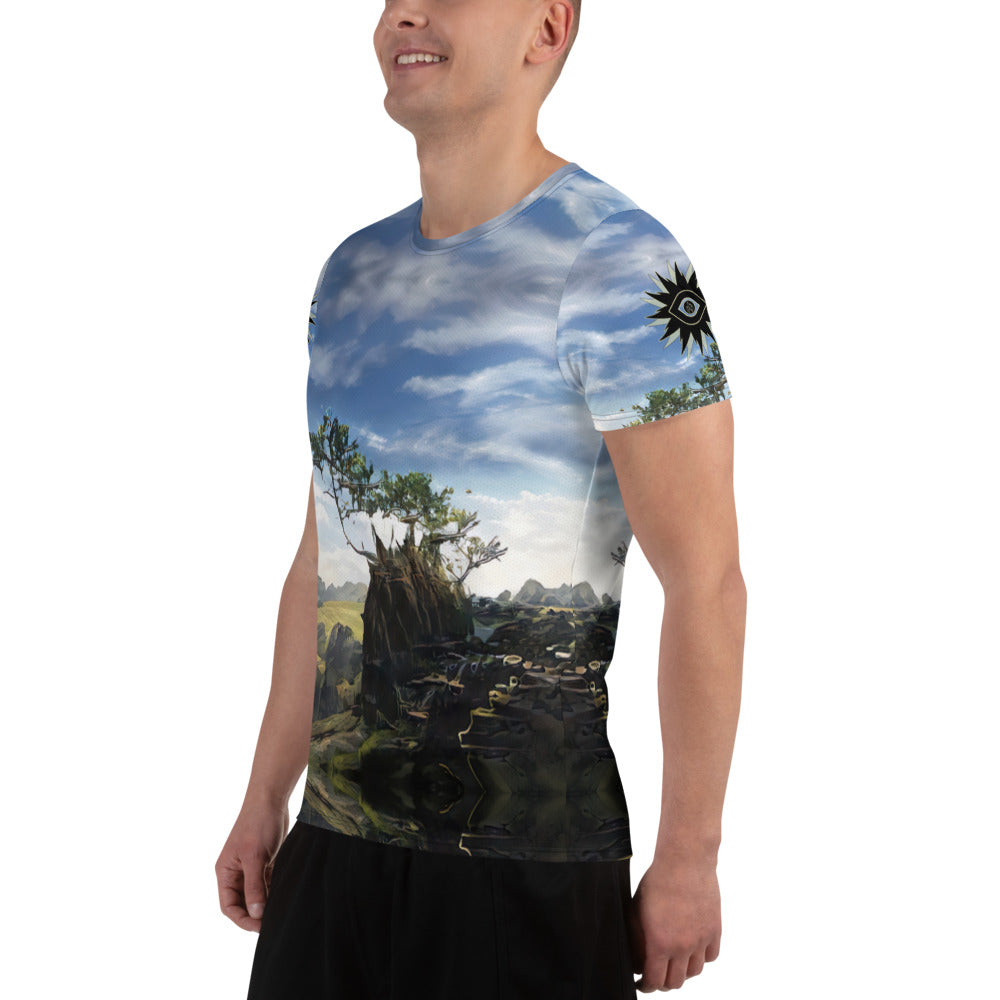 Persistence of Life - All-Over Print Men's Athletic T-shirt