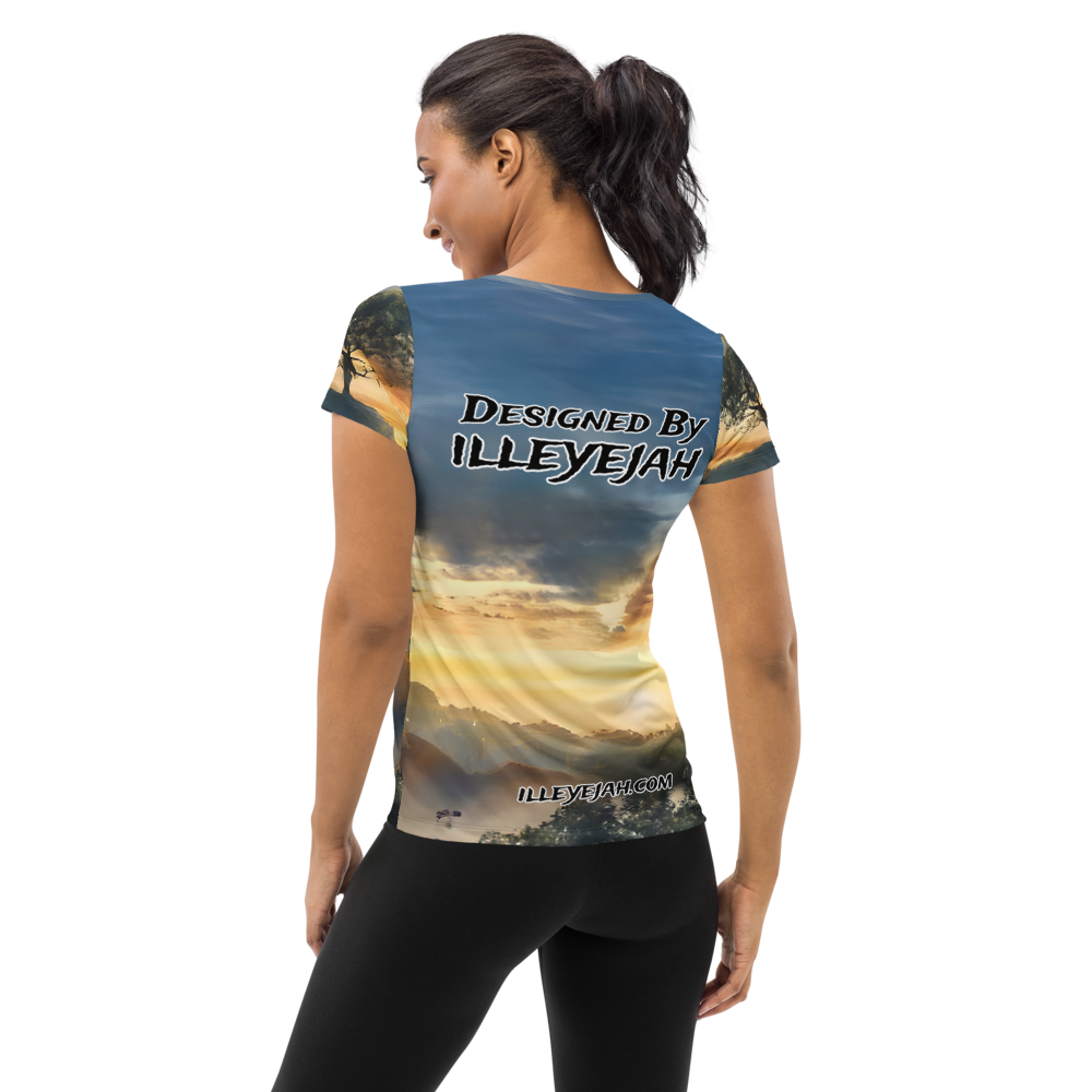 Abstract Earth Branded Tee (Womens)