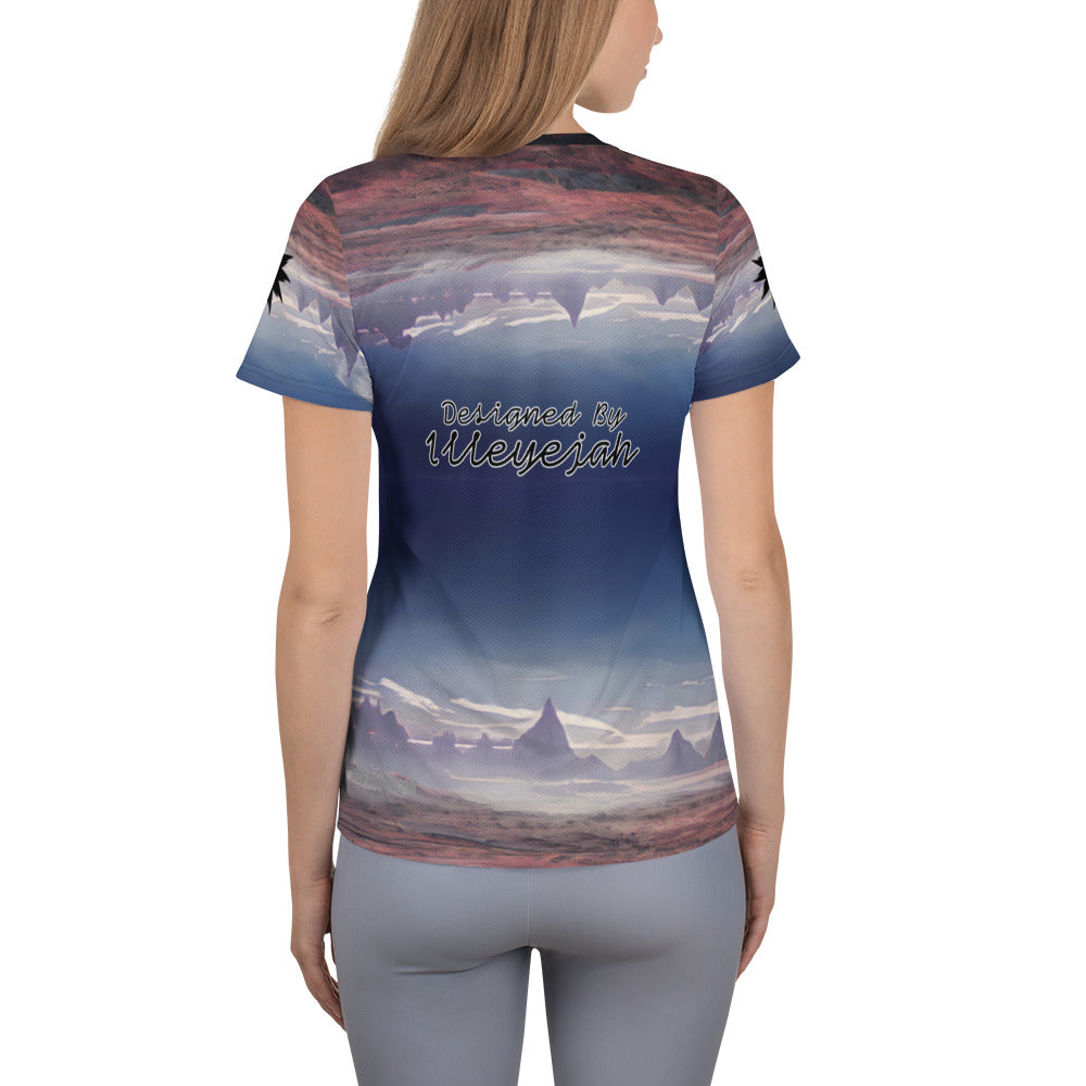 Amber Waves (Womens Athletic Tee)