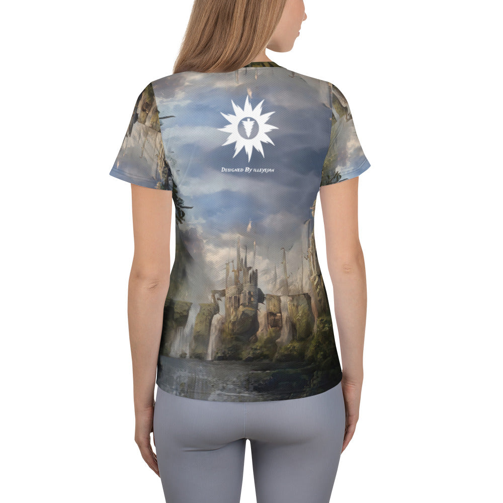 Waterfalls II Athletic Tee (Womens)