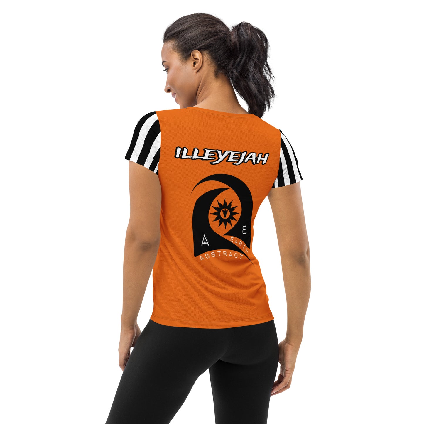 Look I'm an orange zebra! (Women's Jersey Tee)