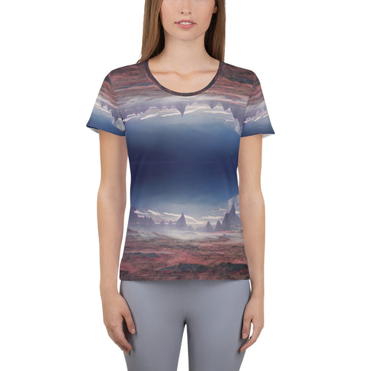 Amber Waves (Womens Athletic Tee)