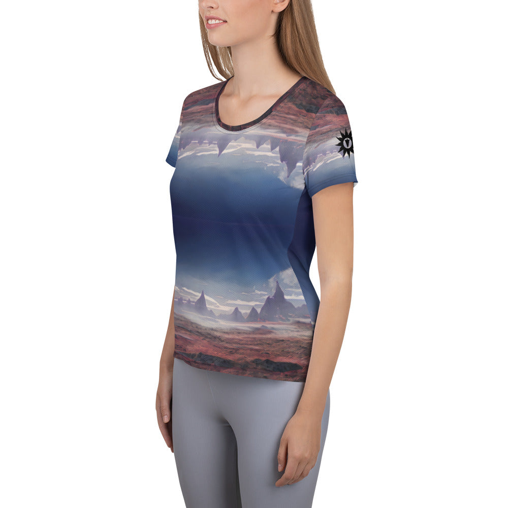 Amber Waves (Womens Athletic Tee)