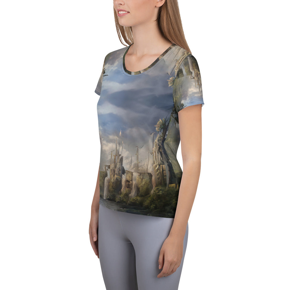 Waterfalls II Athletic Tee (Womens)