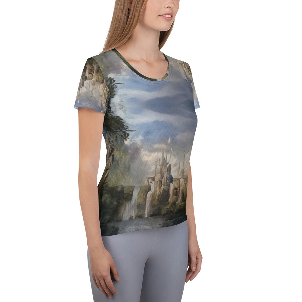 Waterfalls II Athletic Tee (Womens)