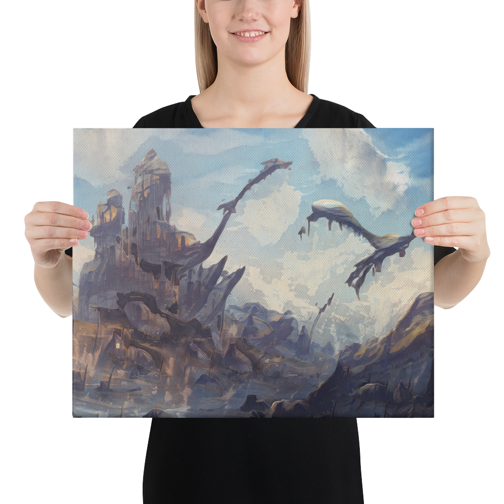 The Dragonlands: The Half-Frost Season - Canvas (Multiple Sizes)